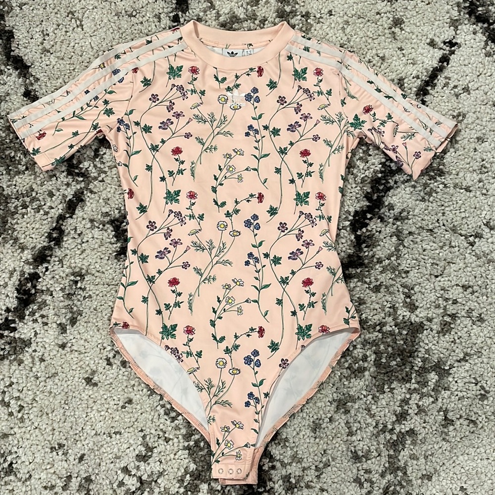 Adidas Floral Bodysuit